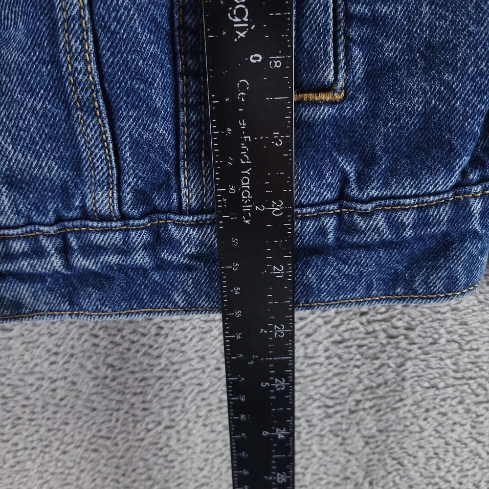 Levis Jacket Mens S Blue Denim Trucker Quilted Lined Button Front Pockets Casual